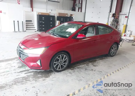 2020 Hyundai Elantra Limited z USA, uszkodzony, nr VIN KMHD84LF6LU897402